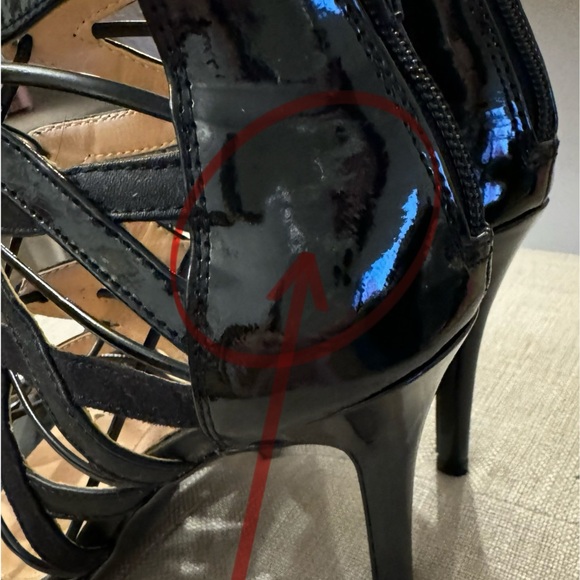 NEW “Prabal Gurung for Target” black women’s strapped heels size 8 (no box) - Picture 11 of 16